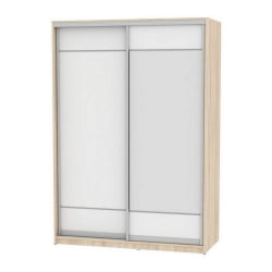 Шкаф-купе B-230х160х60-2(ДСС-Белый-D7D8)