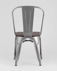 Стул Tolix Wood 850 Серебристый