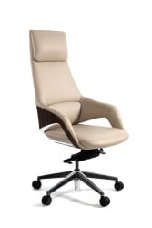 Кресло руководителя Шопен FK 0005-A BEIGE LEATHER Кресло руководителя Шопен FK 0005-A BEIGE LEATHER