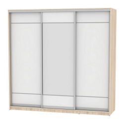 Шкаф-купе Б-230х235х60-1(ДСС-Белый-Д7Д8Д7) / B-230х235х60-1(ДСС-Белый-D7D8D7)