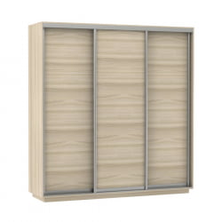 Современный шкаф-купе Экспресс Трио Элемент 2100х2200х Ясень шимо светлый / 2100х2200h