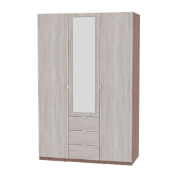 Шкаф распашный Р-198х135х45-3-ТР-М(ЯШТ-ЯШС) / R-198х135х45-3-TR-M(ЯШТ-ЯШС)