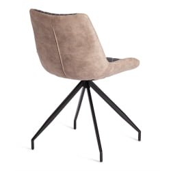 Стул KELT ( mod. 8799 ) металл,ткань наппа, 50 х 60 х 84 х 49,5 см, черный/коричневый