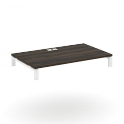 Стол надставка на две опорные тумбы CONCEPT CN.OSN-006 Дуб Мали Белый