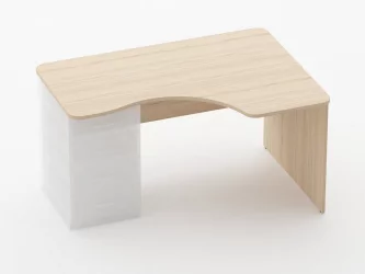 Стол угловой под встроенную тумбу Glassy 1.141.14Пр Туя