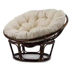 Кресло для отдыха Papasan CHAIR MI-003 с подушкой Орех Кресло для отдыха Papasan CHAIR MI-003 с подушкой Орех