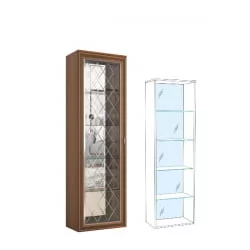 Пенал-витрина Ливорно ЛШ-8 Орех Донской