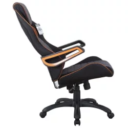 Кресло компьютерное BRABIX Techno Pro GM-003 Черно-серый/оранжевый