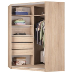 Шкаф-купе ЙА-198х1400-718-2(ДСС-Белый-Д6Д5) / YA-198х1400-718-2(ДСС-Белый-D6D5)