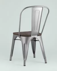 Стул Tolix Wood 850 Серебристый