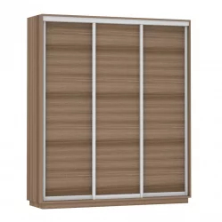 Шкаф-купе трехдверный Экспресс Трио Элемент 1800х2200х Ясень шимо тёмный / 1800х2200h