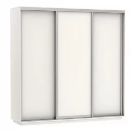 Шкаф-купе в коридор Экспресс Трио Элемент 2100х2200х Белый снег / 2100х2200h