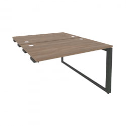 Стол-приставка двойной на О-образном м/к к опорым элем. ОНИКС О.МО-Д.СПР-2.7 Дуб Аризона/Антрацит / ONIX O.MO-D.SPR-2.7