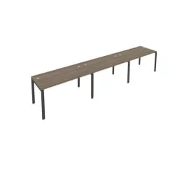 Рабочая станция на 3 раб.места Метал Сйстем Б.СМ-3.3 Вяз/Антрацит / Metal System