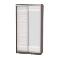 Шкаф-купе коричневый Б-220х120х60-3(ЯАТ-ЯАС-Д9Д10) / B-220х120х60-3(ЯАТ-ЯАС-D9D10)