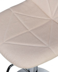 Стул барный DOBRIN DINA (кремовый) 2 шт