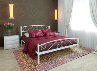 Кровать Вероника Plus 1200х2000 Желтая