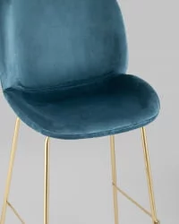 Стул барный Beetle gold Маренго