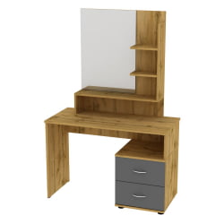 Туалетный столик Алиса(C3)1524х1001х459ручкаскоба96мм(ДВ-Графит)