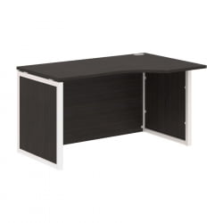 Стол письменный правый КСТЕН-КП КСКПCЕТ 149Х Р Дуб Юкон Белый / XTEN-QP XQPCET 149H R