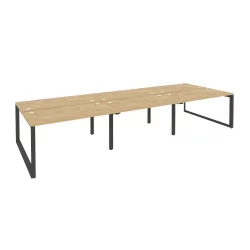 Рабочая станция на О-образном м/к ONIX O.MO-D.RS-6.3.7 Тиквуд Светлый/Антрацит