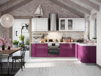 Планка декоративная стола углового тип 3 Анастасия ЛД 849.003.000 Ежевика