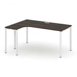 Стол эргономичный левый CONCEPT CN.OSA-002(L) Дуб Мали Белый