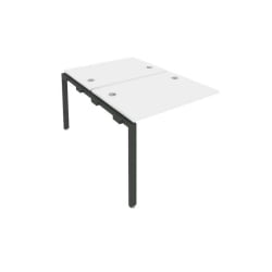 Проходной наборный элемент рабочей станции Метал Сйстем Б.ПРС-СП-2.1 Белый/Антрацит / Metal System