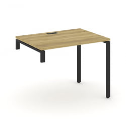 Стол надставка на опорную тумбу CОНCЕПТ CН.ОСН-001 Дуб Винченцо Черный / CONCEPT CN.OSN-001