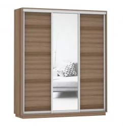 Шкаф в прихожую Экспресс Медиум-1 1800х2200х Ясень шимо тёмный / 1800х2200h