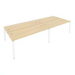 Рабочая станция на 4 раб.места Метал Сйстем Б.СМ-4.5 Акация/Белый / Metal System