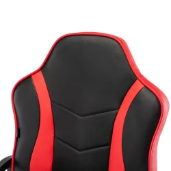 Кресло компьютерное BRABIX Shark GM-203 экокожа Черный-красный
