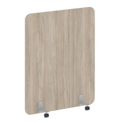 Перегородка на металлических опорах, на роликах Р-лине ДП.Р-120-150 Дуб Аттик / R-line DP.R-120-150