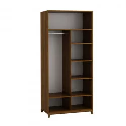 Шкаф двухстворчатый Сканди (ДС) Грей