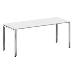Стол рабочий руководителя METAL SYSTEM DIRECT БП.СРР-5.7 Белый