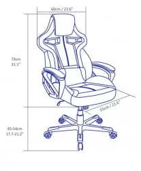 Геймерское кресло Ароззи Милано Ред / Arozzi Milano Red