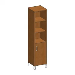 Стеллаж с дверью ДСП В431.2 L Орех Даллас