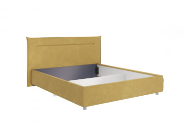 Кровать 1.6 Альба КМ1.6-16 медовый (велюр)