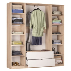 Шкаф распашный Р-198х180х45-2-ТР(ДСС) / R-198х180х45-2-TR(ДСС)