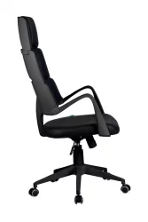 Кресло оператора Riva Chair SAKURA (черный пластик) Черный