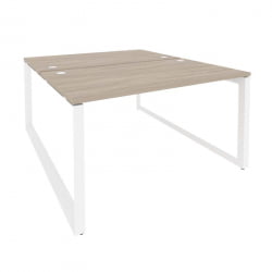 Рабочая станция на О-образном м/к ОНИКС О.МО-Д.РС-2.3.8 Дуб Аттик/Белый / ONIX O.MO-D.RS-2.3.8