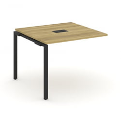 Проходной наборный элемент переговорного стола CONCEPT CN.NPRG-011 Дуб Винченцо Черный