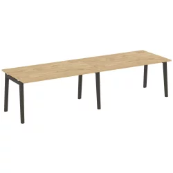 Стол переговорный (2 столешницы) ONIX WOOD OW.PRG-2.4 Тиквуд Светлый/Темный Стол переговорный (2 столешницы) ONIX WOOD OW.PRG-2.4 Тиквуд Светлый/Темный