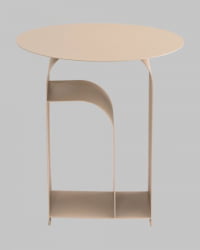 Журнальный столик Арвел металл бежевый / Arwel