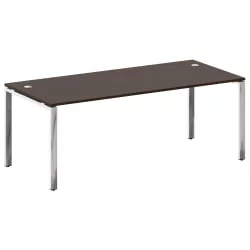 Стол рабочий руководителя METAL SYSTEM DIRECT БП.СРР-6.9 Венге Цаво