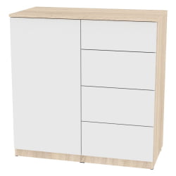 Комод Калисто(K19)923х902х468PUSHtoOPEN(ДСС-Белый)