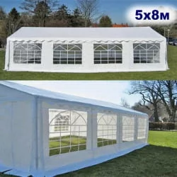 Шатер для кафе AFM-1032W White (5х8) Шатер для кафе AFM-1032W White (5х8)