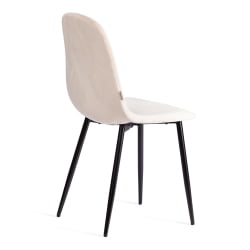 Стул для кухни BREEZE (mod. JSC-58) Велюр/металл , 44 х 53 х 86 см, beige (бежевый) HLR2 / черный