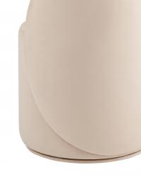 Пуф Лореен вращающийся велюр Молочный / Loreen