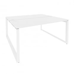 Рабочая станция на О-образном м/к ОНИКС О.МО-Д.РС-2.4.7 Белый Бриллиант / ONIX O.MO-D.RS-2.4.7